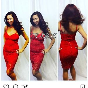 RED STYLISH DRESS FOR A NIGHT ON THE TOWN